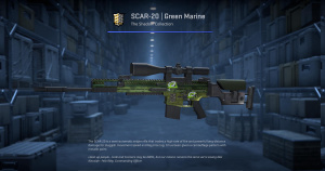 SCAR-20 | Green Marine (Factory New) Screenshot