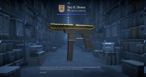 Tec-9 | Brass (Field-Tested) Screenshot