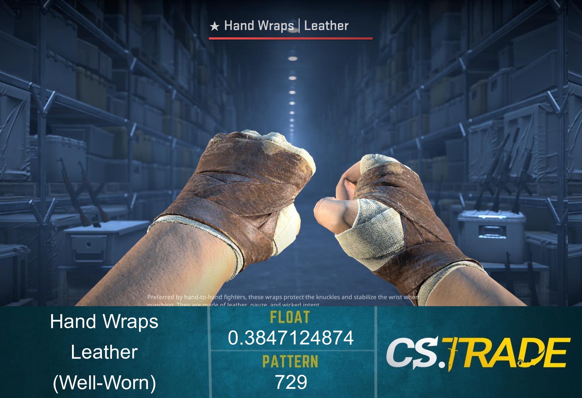 ★ Hand Wraps | Leather (Well-Worn) Screenshot