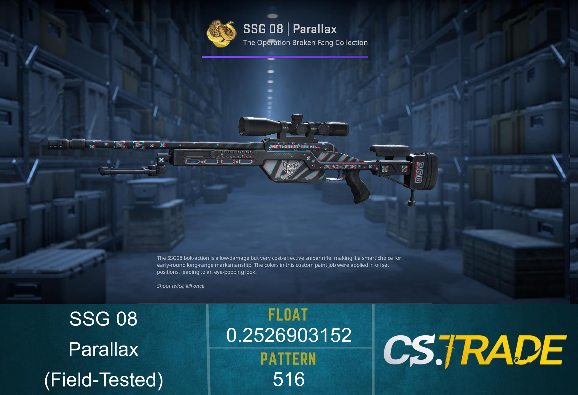 SSG 08 | Parallax (Field-Tested) Screenshot