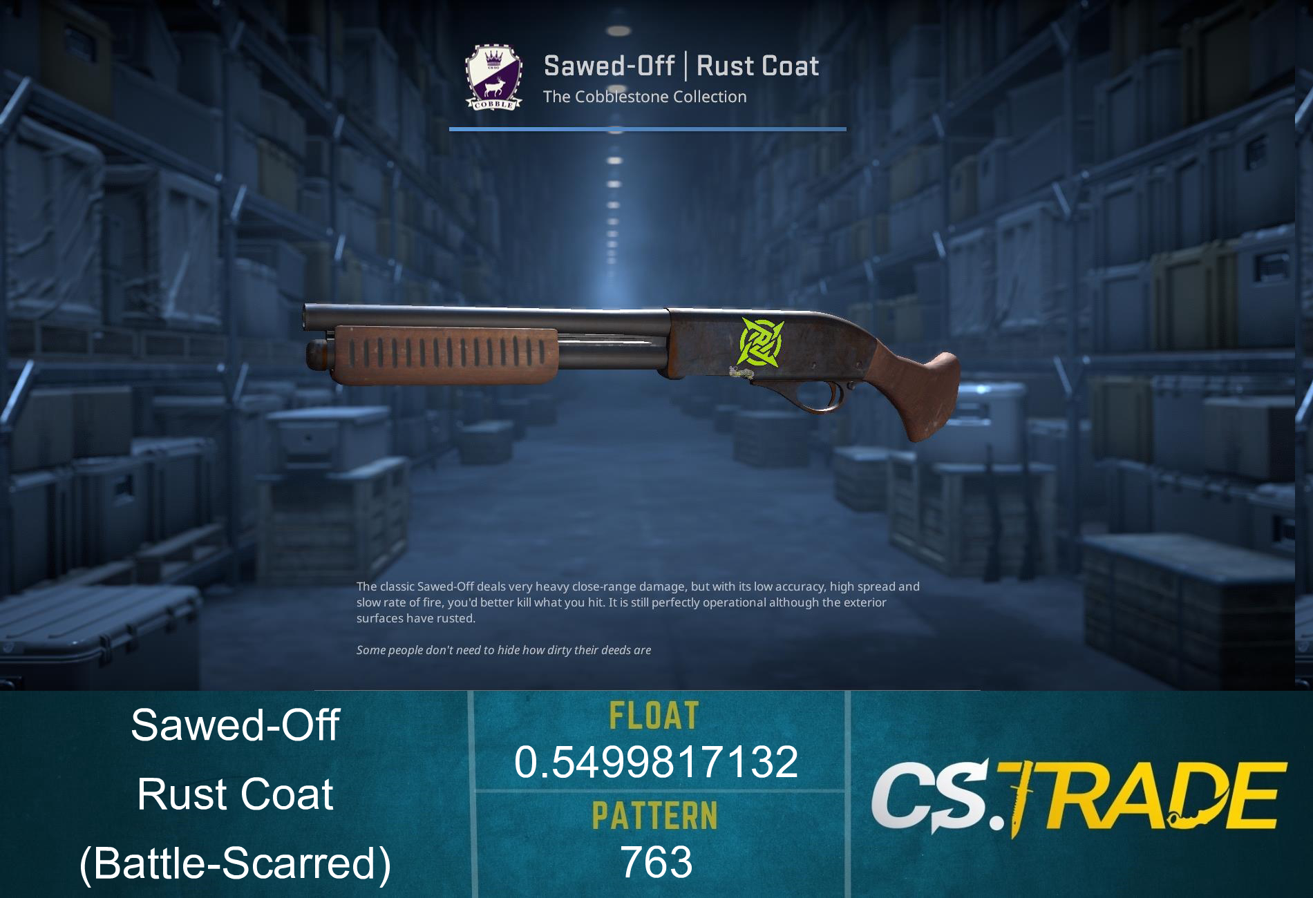 Sawed-Off | Rust Coat (Battle-Scarred) Screenshot