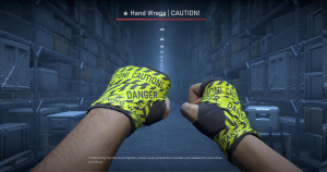 ★ Hand Wraps | CAUTION! (Minimal Wear) Screenshot