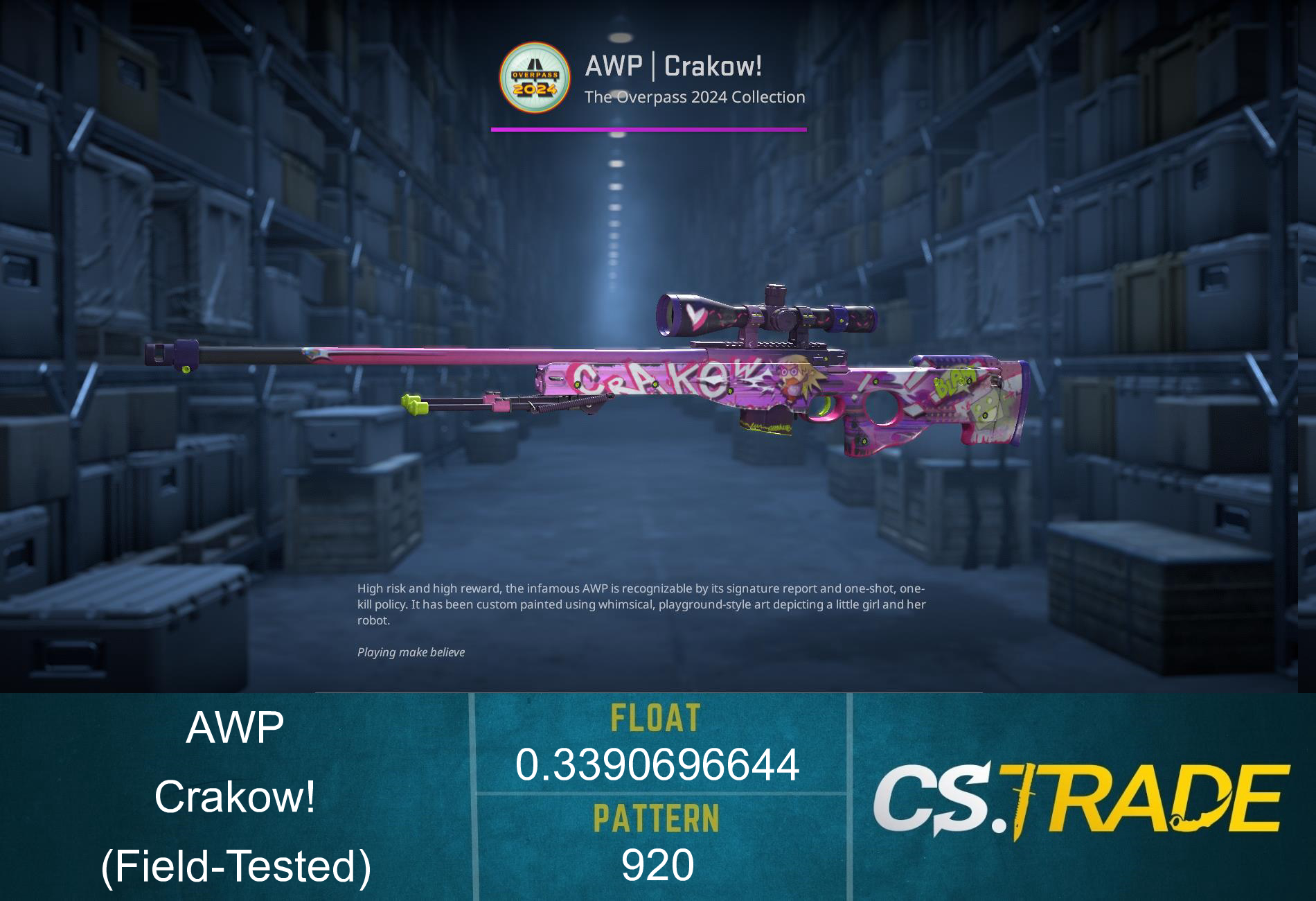 AWP | Crakow! (Field-Tested) Screenshot