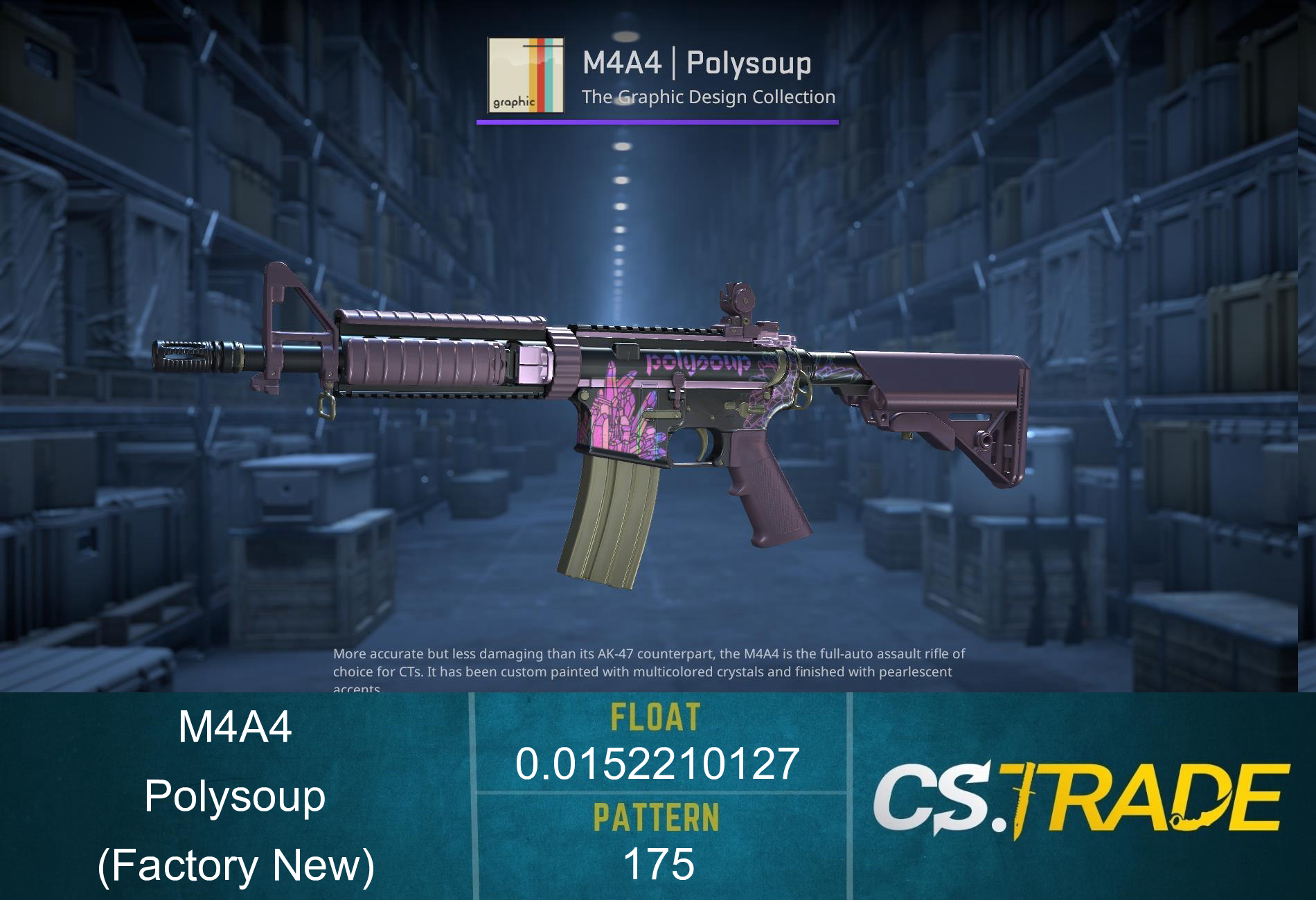 M4A4 | Polysoup (Factory New) Screenshot