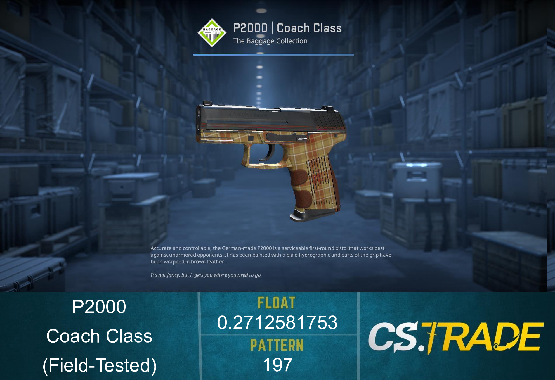 P2000 | Coach Class (Field-Tested) Screenshot