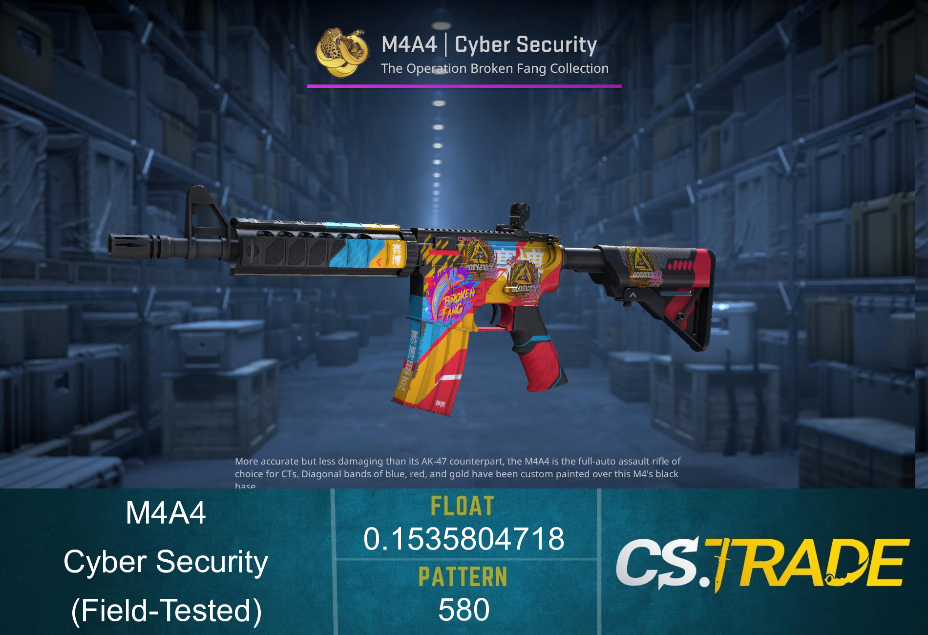 M4A4 | Cyber Security (Field-Tested) Screenshot