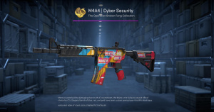 M4A4 | Cyber Security (Well-Worn) Screenshot