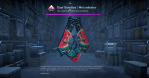 Dual Berettas | Melondrama (Battle-Scarred) Screenshot