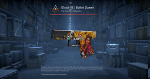 Glock-18 | Bullet Queen (Well-Worn) Screenshot