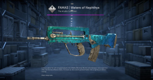 FAMAS | Waters of Nephthys (Battle-Scarred) Screenshot
