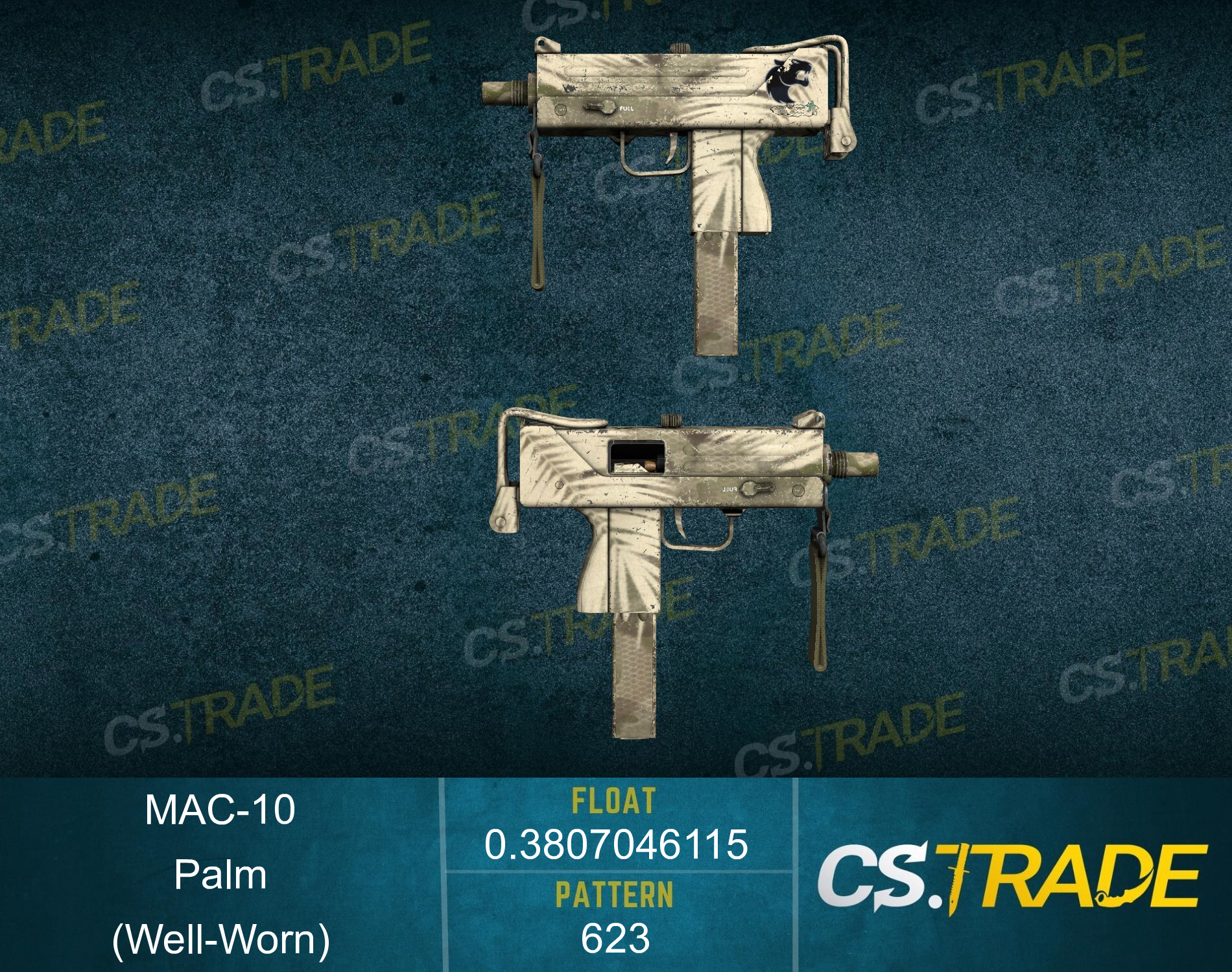MAC-10 | Palm (Well-Worn) Screenshot