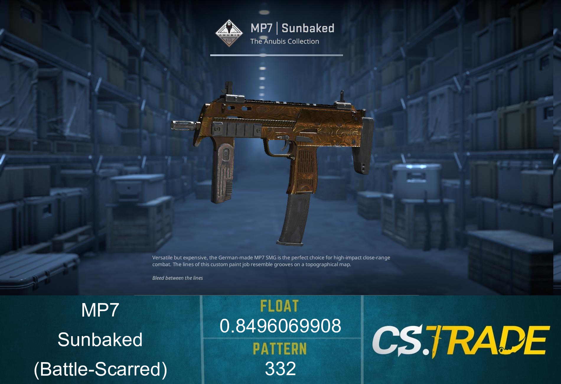 MP7 | Sunbaked (Factory New) Screenshot