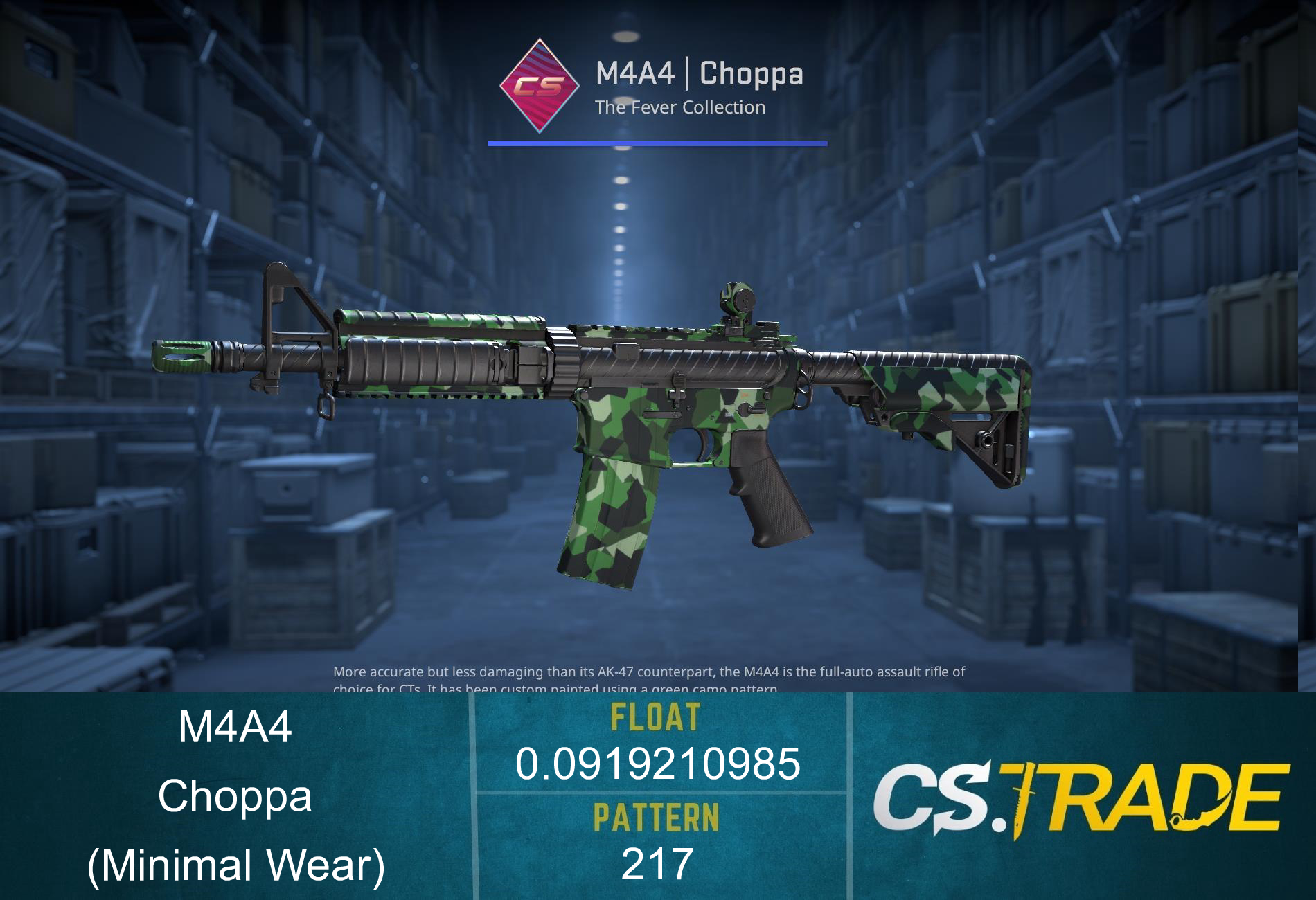 M4A4 | Choppa (Minimal Wear) Screenshot