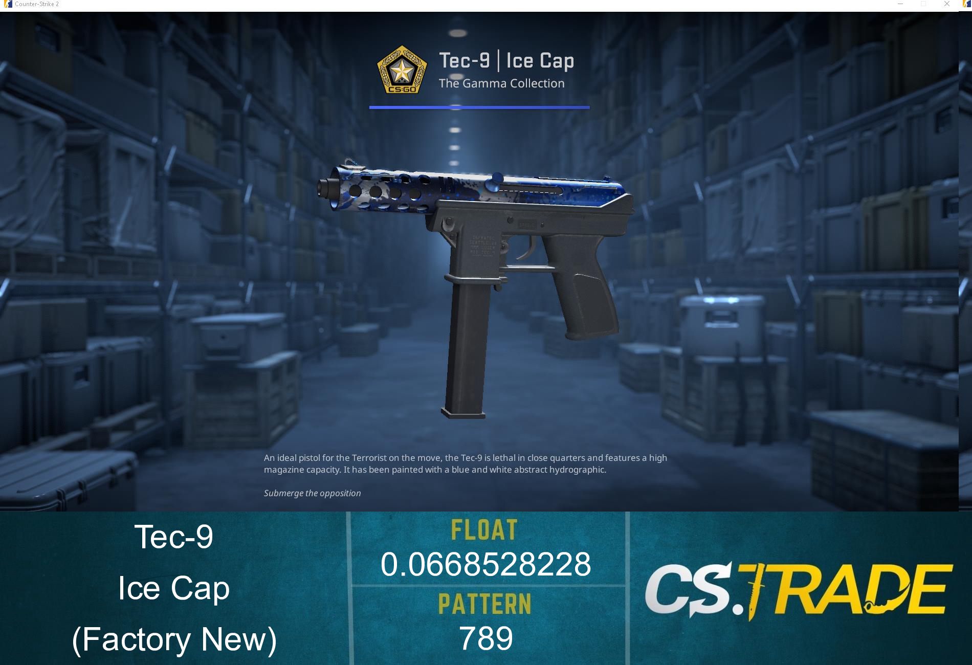 Tec-9 | Ice Cap (Factory New) Screenshot