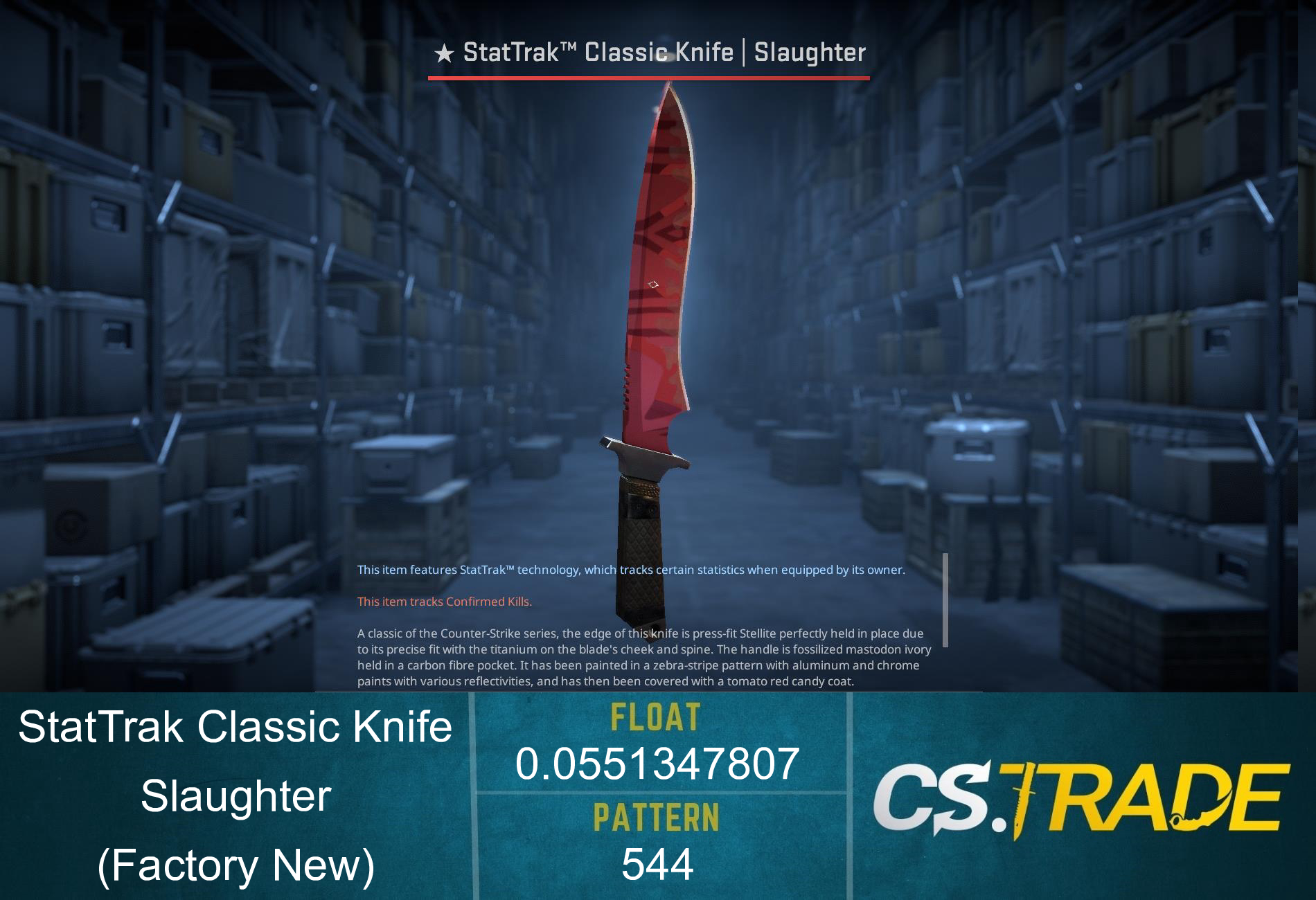 ★ Classic Knife | Slaughter (Factory New) Screenshot
