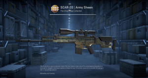 SCAR-20 | Army Sheen (Minimal Wear) Screenshot