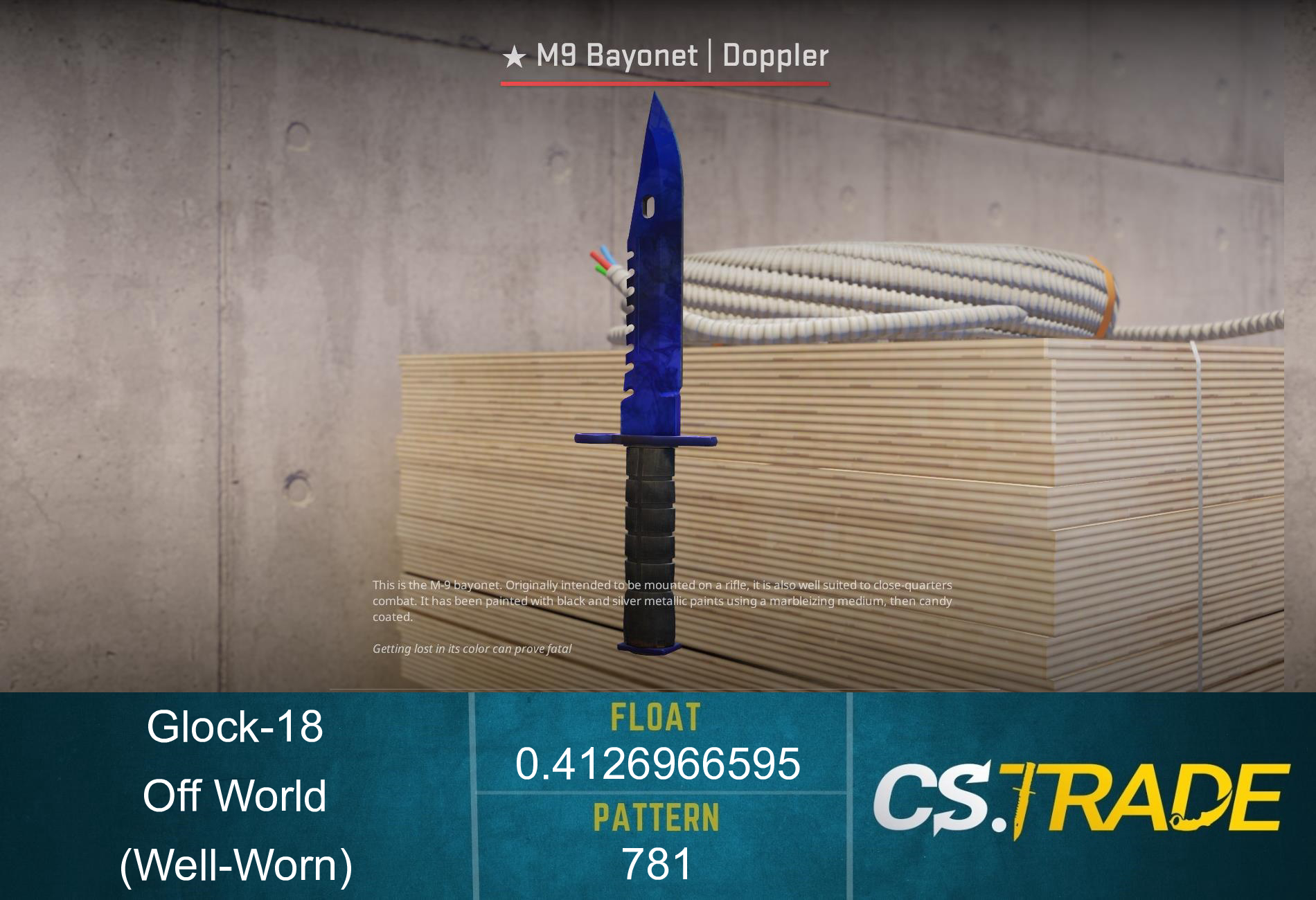 Glock-18 | Off World (Well-Worn) Screenshot