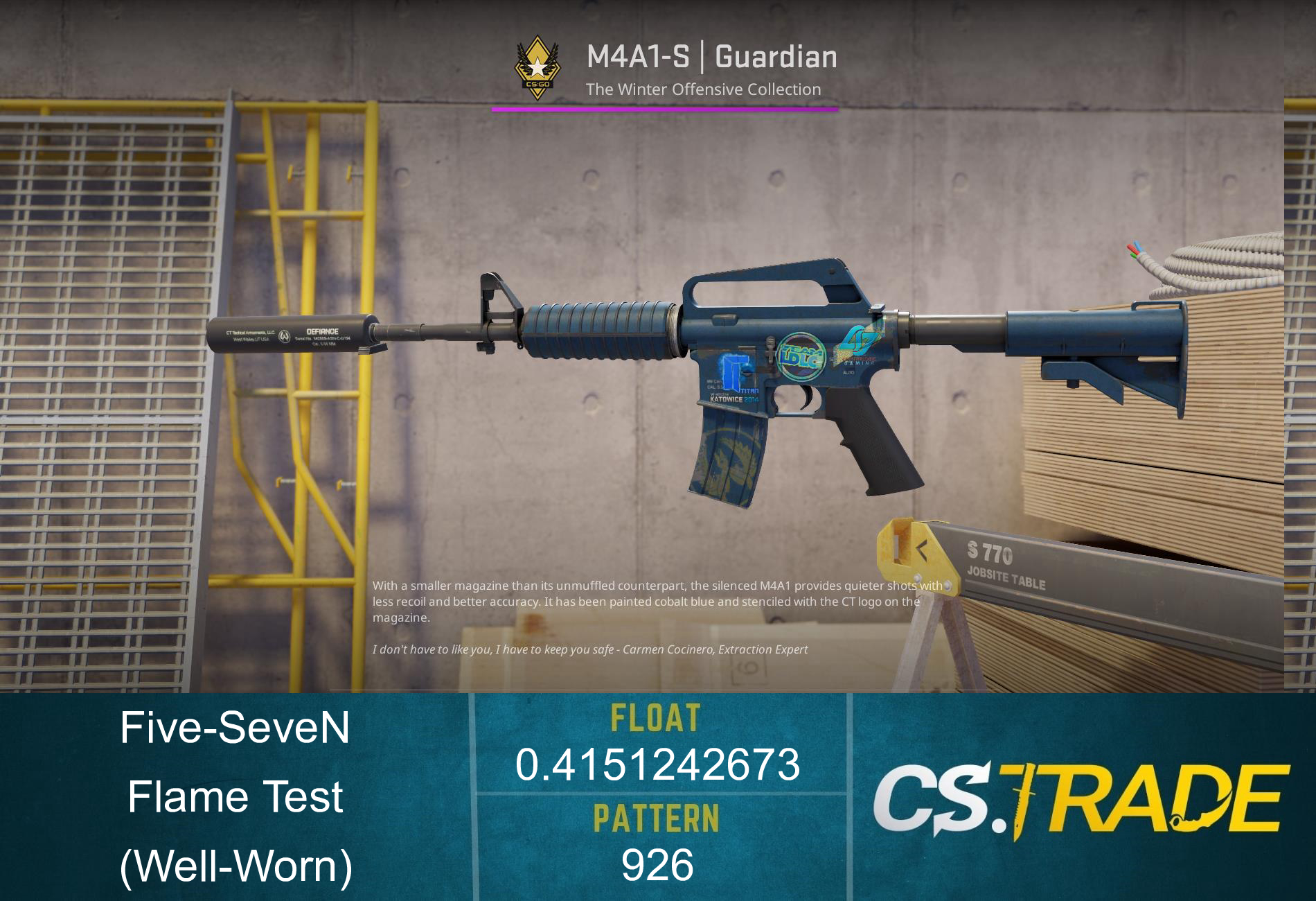 Five-SeveN | Flame Test (Well-Worn) Screenshot