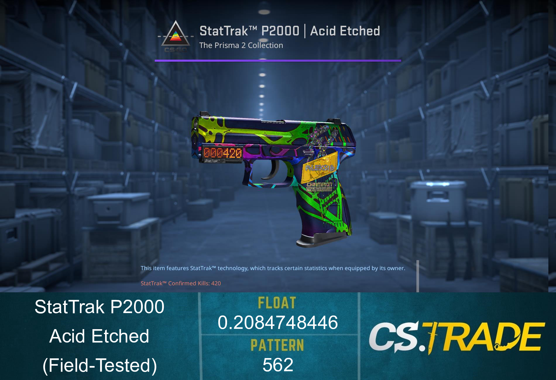 P2000 | Acid Etched (Field-Tested) Screenshot