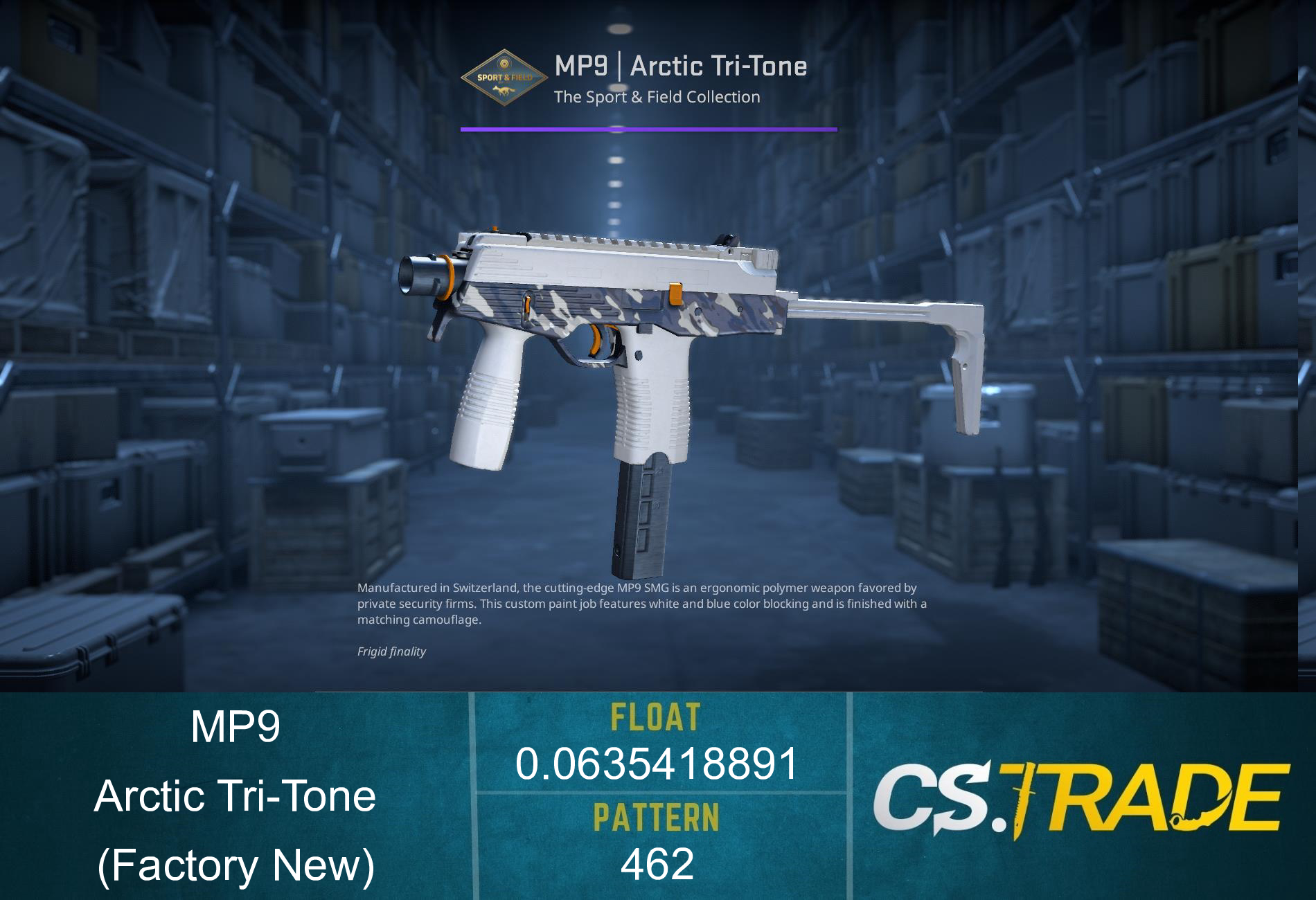 MP9 | Arctic Tri-Tone (Factory New)