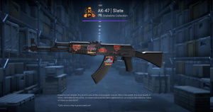 AK-47 | Slate (Well-Worn) Screenshot