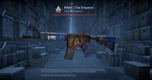 M4A4 | The Emperor (Battle-Scarred) Screenshot