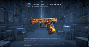 StatTrak™ Glock-18 | Snack Attack (Well-Worn) Screenshot