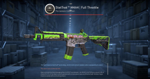 StatTrak™ M4A4 | Full Throttle (Well-Worn) Screenshot