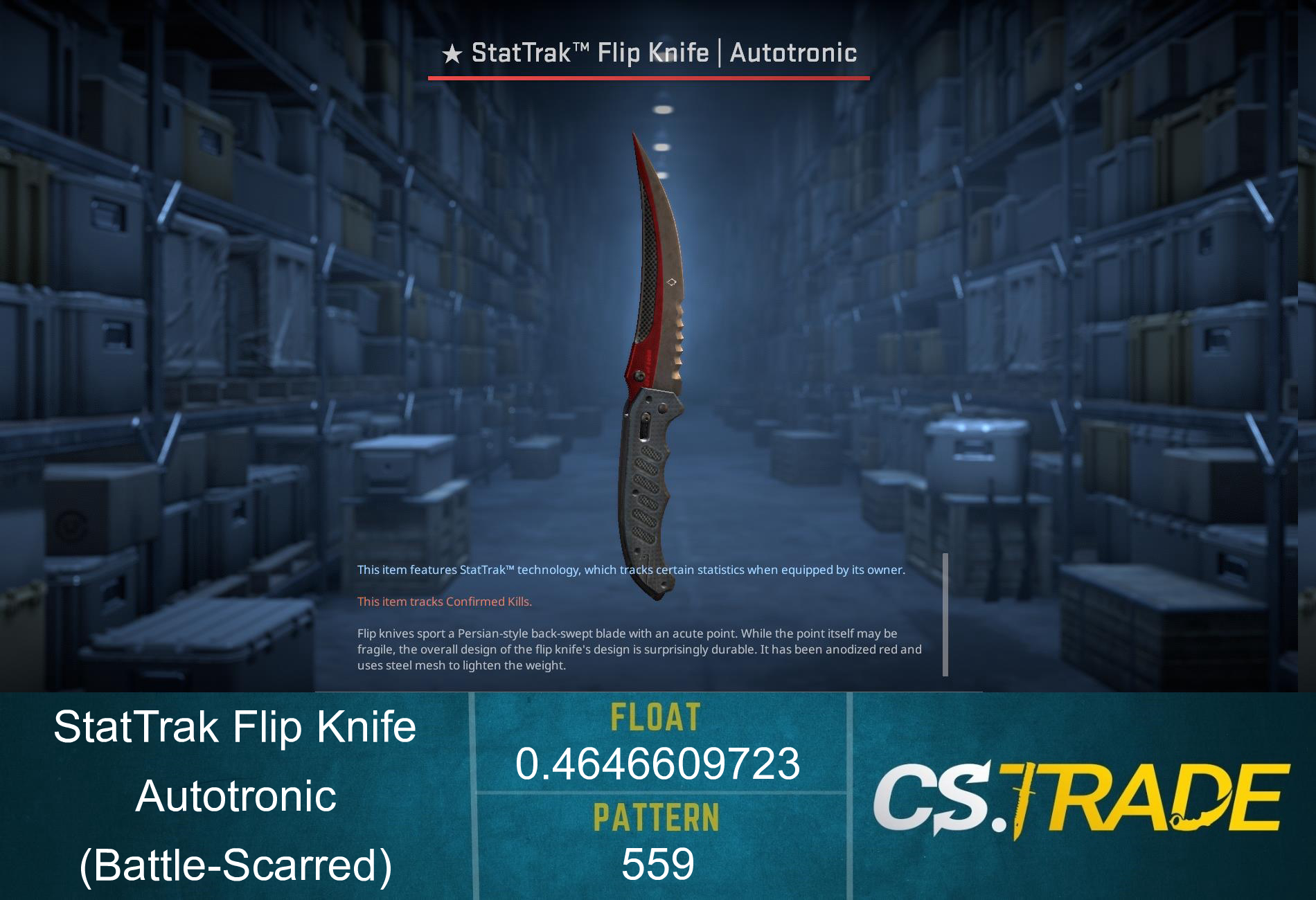 ★ Flip Knife | Autotronic (Factory New) Screenshot