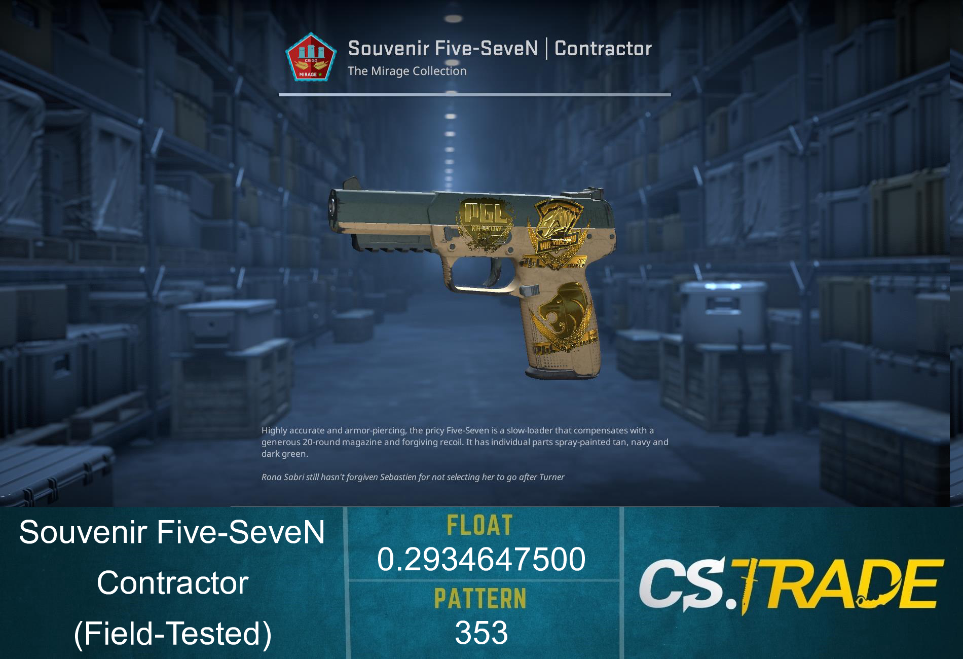 Five-SeveN | Contractor (Factory New) Screenshot