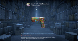 StatTrak™ P250 | Visions (Battle-Scarred) Screenshot