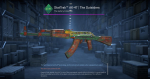 StatTrak™ AK-47 | The Outsiders (Battle-Scarred) Screenshot
