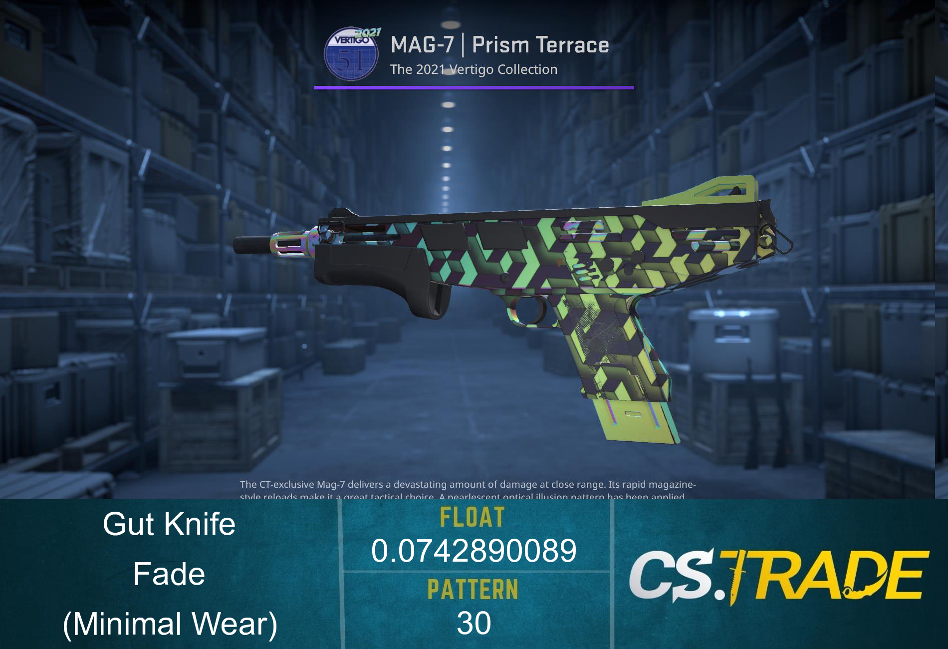 ★ Gut Knife | Fade (Minimal Wear) Screenshot