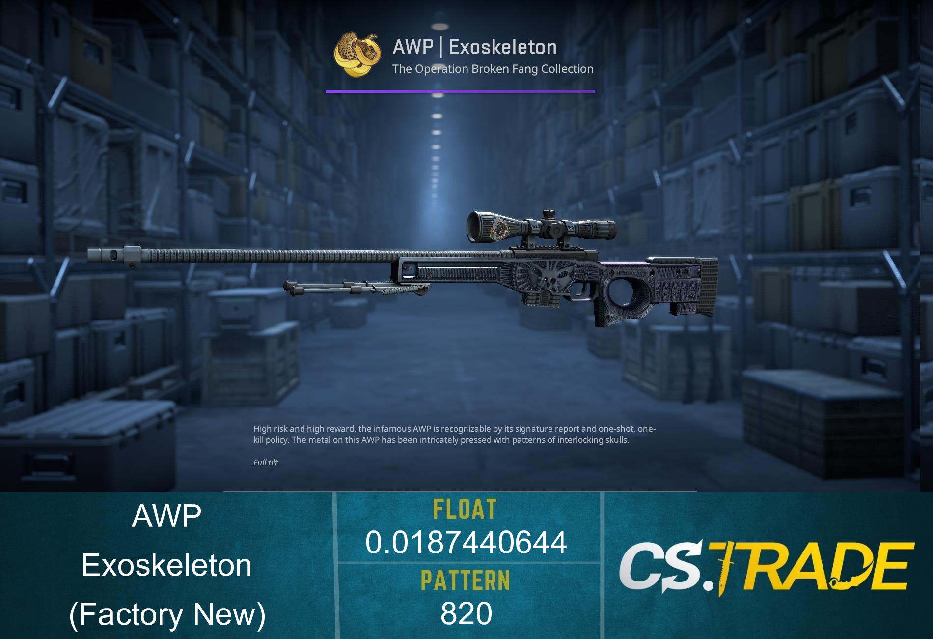 AWP | Exoskeleton (Factory New) Screenshot