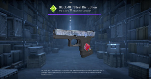 Glock-18 | Steel Disruption (Minimal Wear) Screenshot