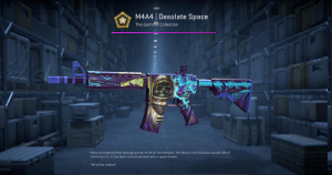 M4A4 | Desolate Space (Minimal Wear) Screenshot