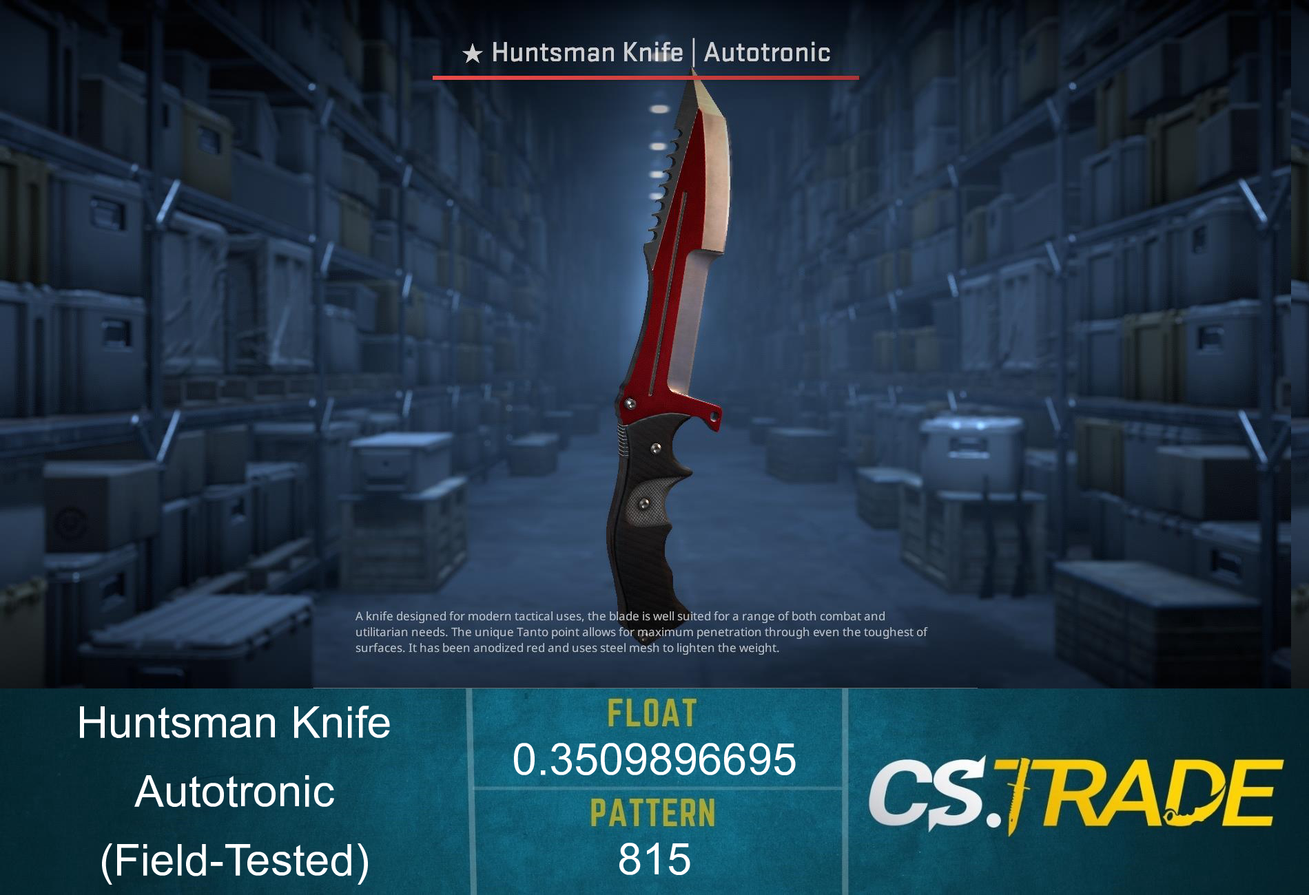 ★ Huntsman Knife | Autotronic (Field-Tested) Screenshot