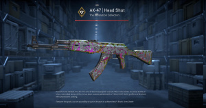AK-47 | Head Shot (Well-Worn) Screenshot