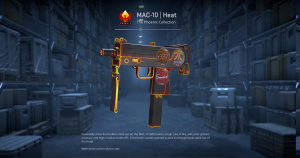 MAC-10 | Heat (Factory New) Screenshot