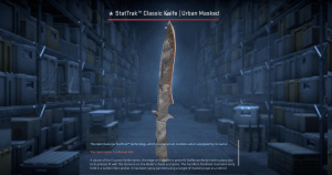 ★ StatTrak™ Classic Knife | Urban Masked (Battle-Scarred) Screenshot