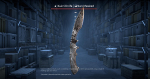 ★ Kukri Knife | Urban Masked (Field-Tested) Screenshot