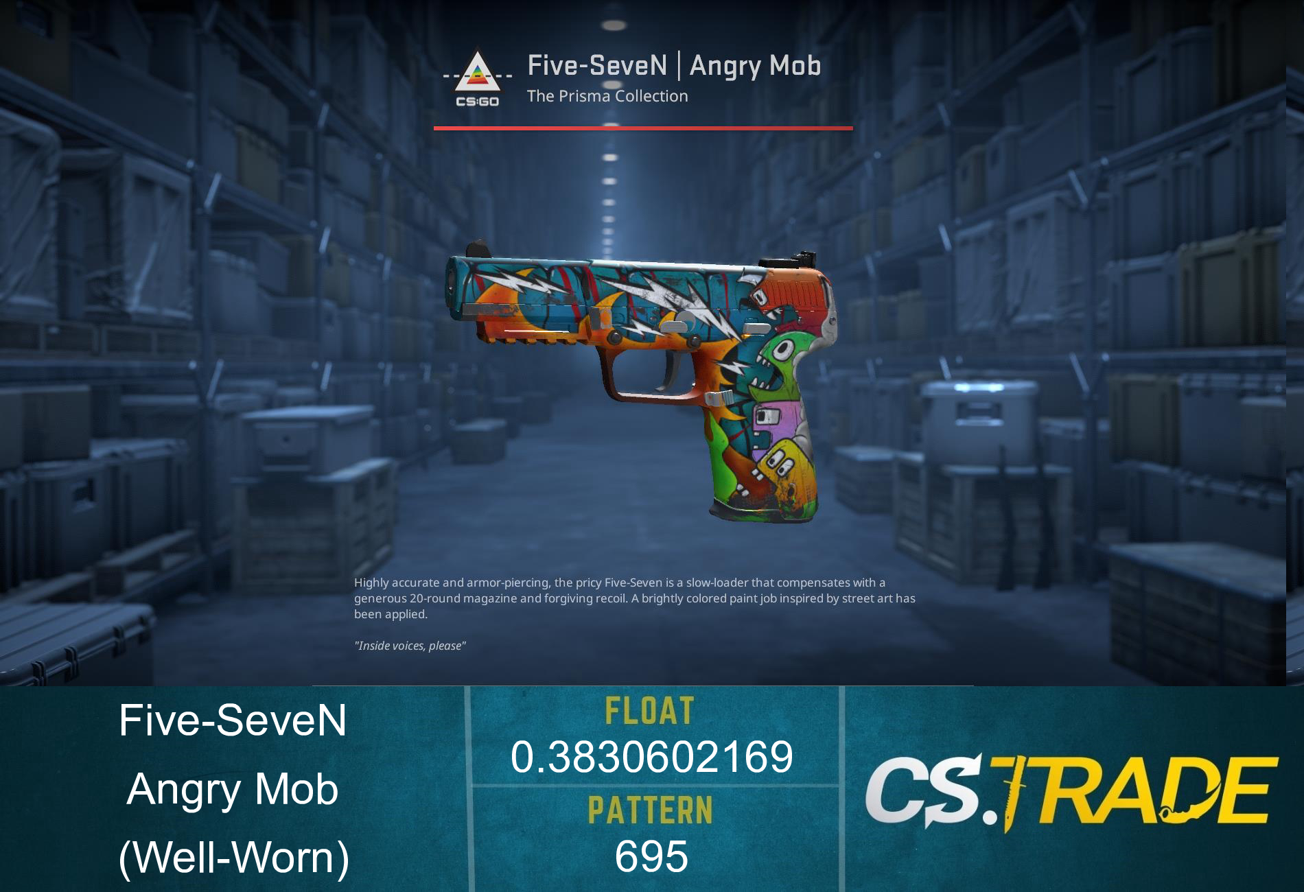 Five-SeveN | Angry Mob (Well-Worn) Screenshot