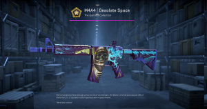 M4A4 | Desolate Space (Minimal Wear) Screenshot