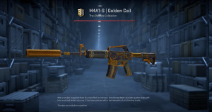 M4A1-S | Golden Coil (Battle-Scarred) Screenshot