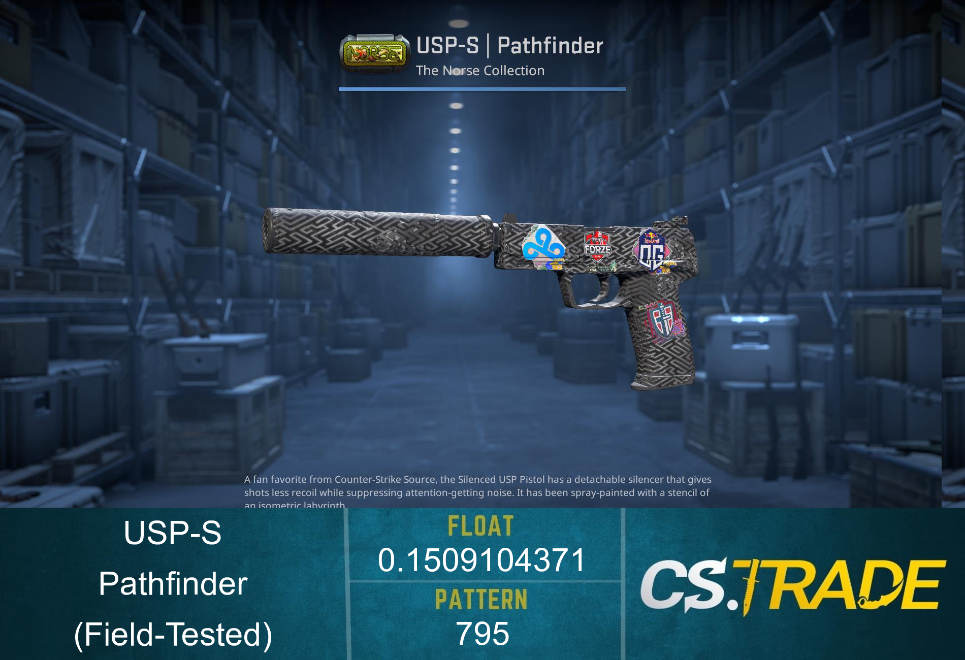 USP-S | Pathfinder (Field-Tested) Screenshot