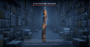 ★ Survival Knife | Scorched (Field-Tested) Screenshot