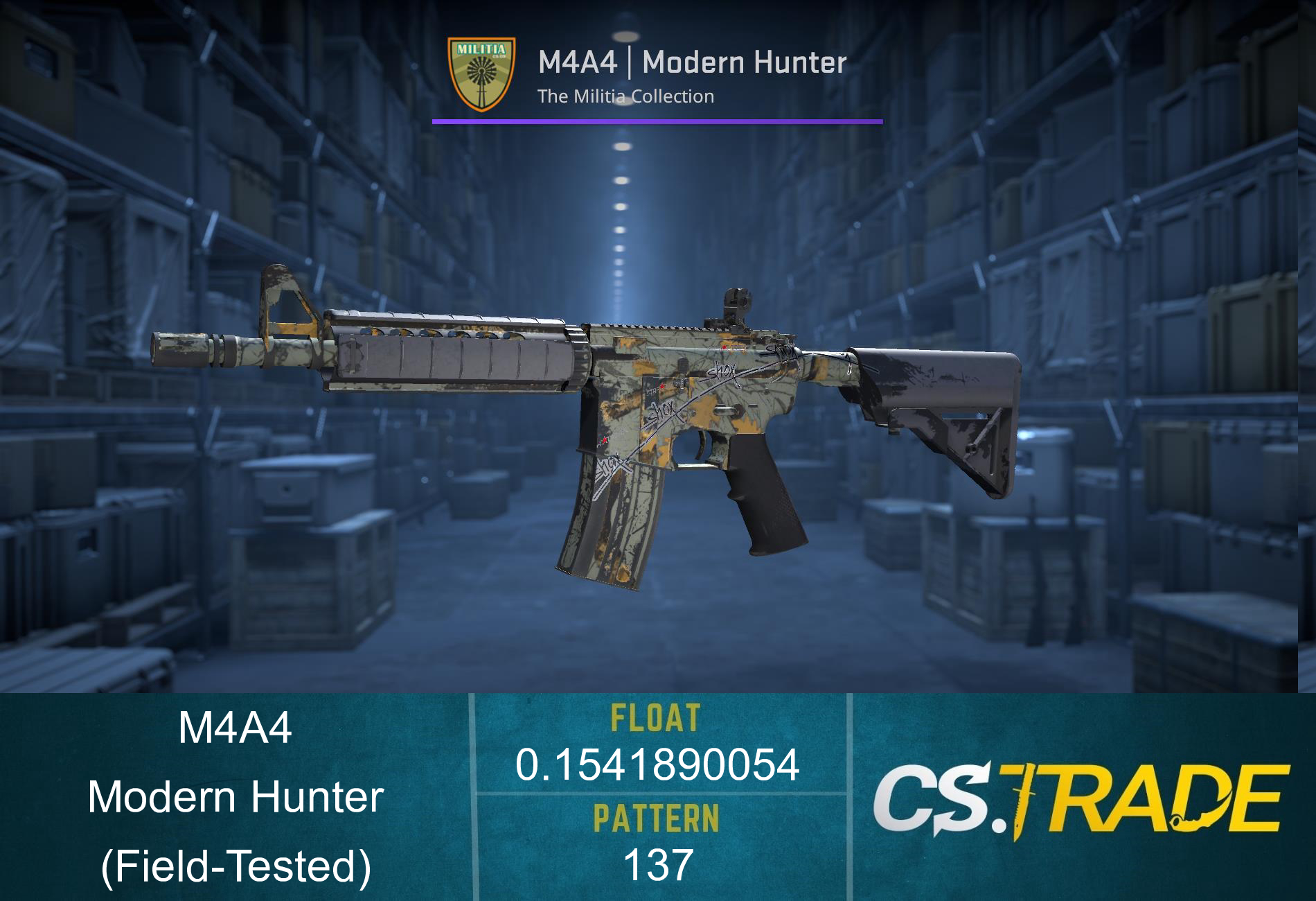 M4A4 | Modern Hunter (Field-Tested) Screenshot