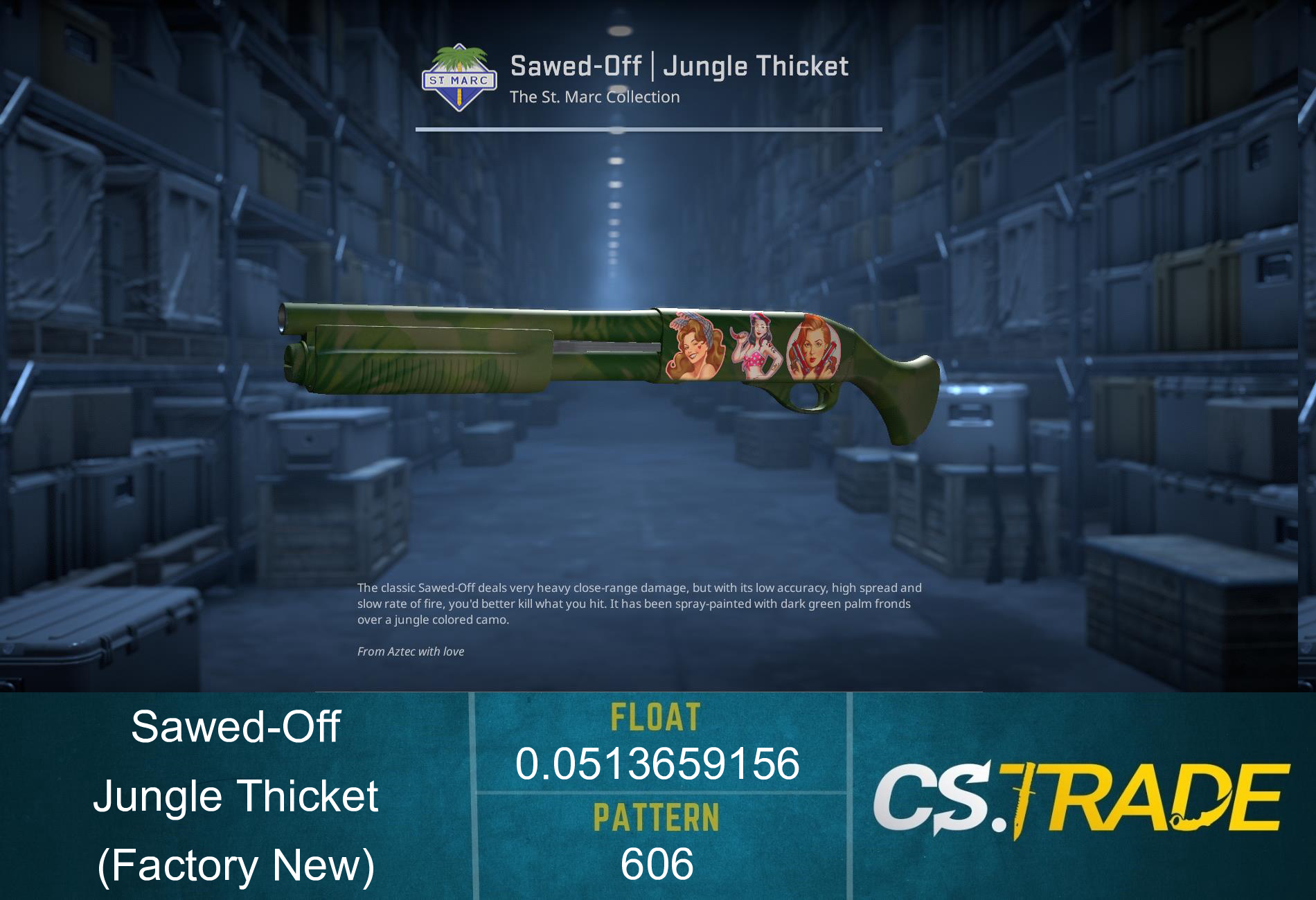 Sawed-Off | Jungle Thicket (Factory New) Screenshot