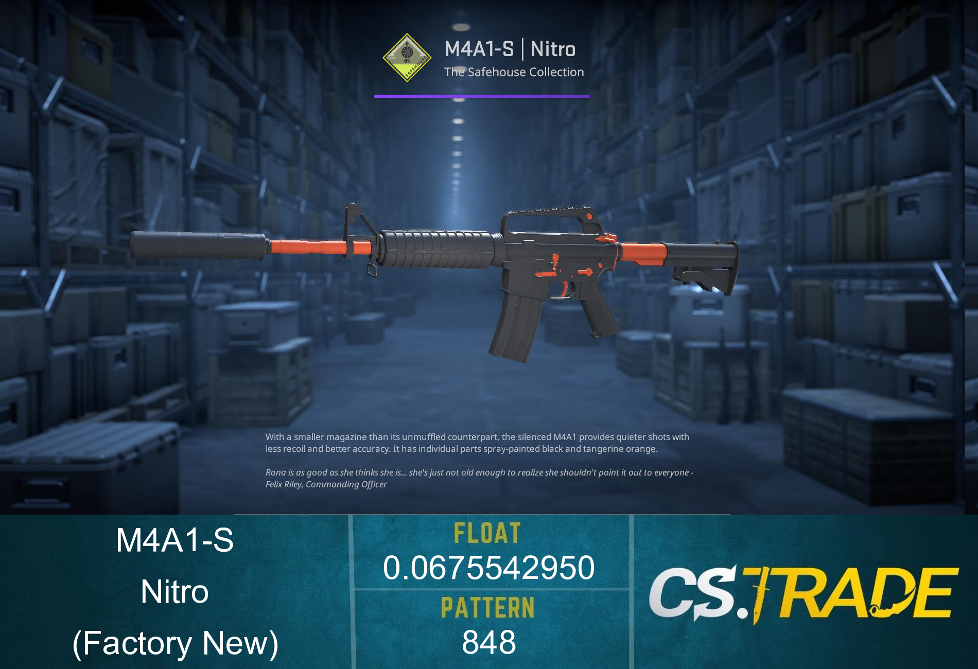 M4A1-S | Nitro (Factory New) Screenshot