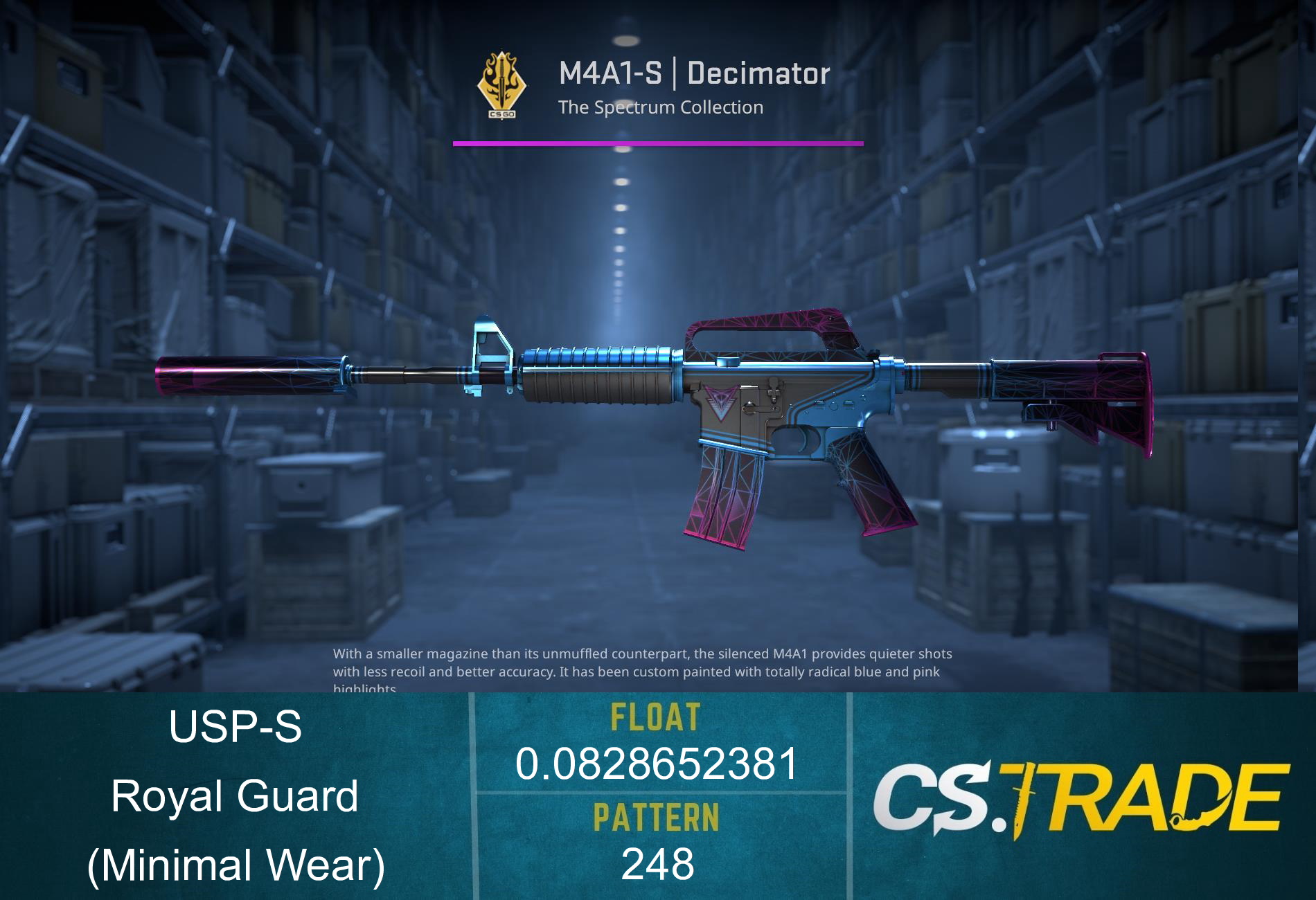 USP-S | Royal Guard (Minimal Wear) Screenshot